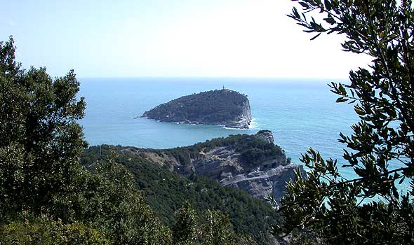 L’isola del Tino vista da Palmaria