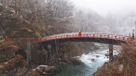 ponte di legno a Nikko
